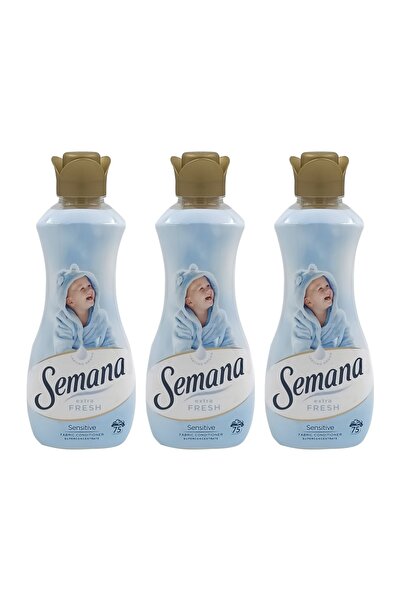 Semana Set of 3 - Extra Fresh Fabric Conditioner 1.5l Sensitive