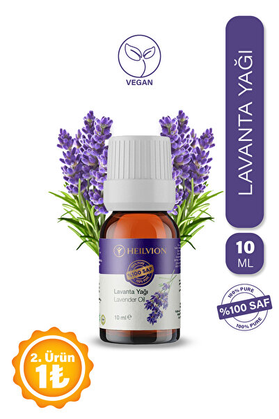 HEILVION Lavanta Uçucu Yağı %100 Saf ve Doğal 10 ML Uykuya Yardımcı & Stres İ...