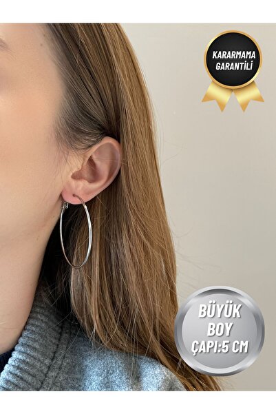 nerora Non-Tarnish Steel Gold and Silver Thin Hoop Earrings