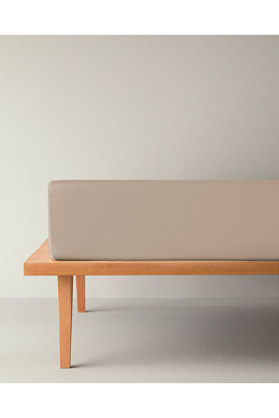 English Home Cearșaf elastic din bumbac simplu, dimensiune intermediară, 140x...