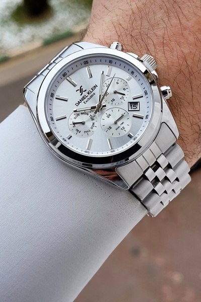 Daniel Klein Gray Color Adjustable Cord 42 mm Functional Men's Wristwatch