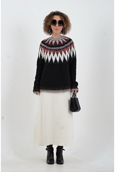 Zelish My Sister Krem Triko Evaze Etek