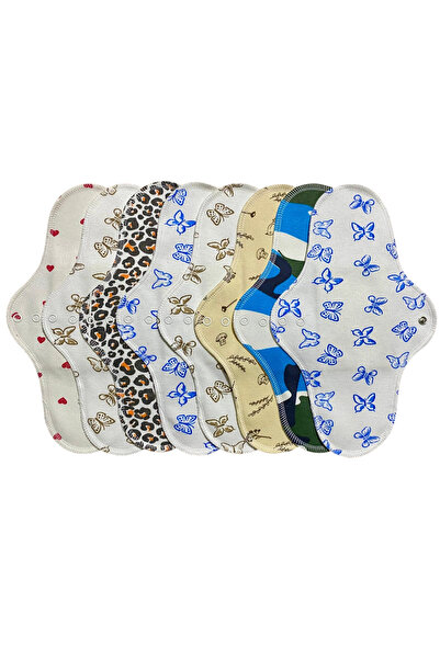 Ponped Doğal Yıkanabilir Kadın Pedi 8'li (GECE)