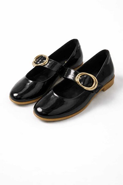 Slipcat Women's Daily Comfortable Ballet Flats Thick Belted Women's Ballet Flats