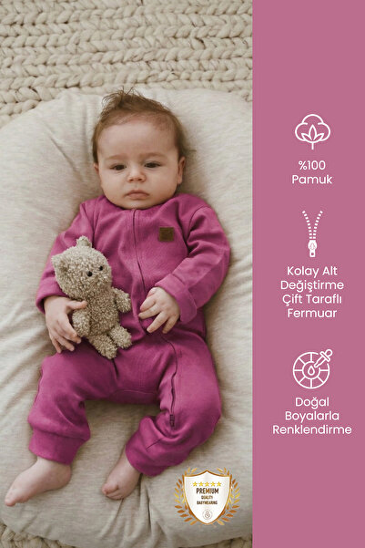 ilays beauty %100 Premium Saf Pamuk Bebek Tulumu