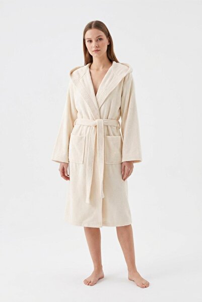 Ender Home Cottonverse Hooded Bathrobe – 100% Cotton, Unisex
