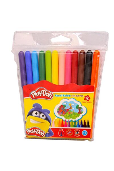 Play Doh Play-Doh Felt-Tip Pen Pvc 2 mm 12 Colors Play-Ke005