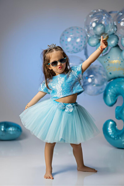 DUCA Set de două fuste cu paiete cu sclipici și tutu pufos