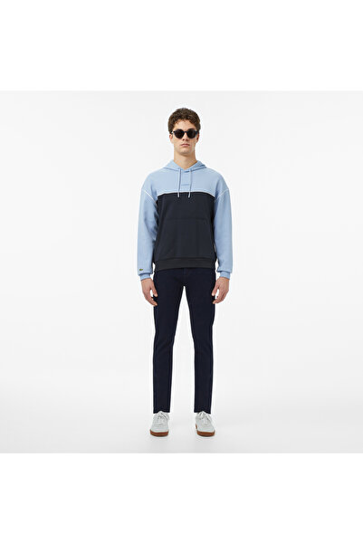 Lacoste Erkek Slim Fit Lacivert Jean Pantolon