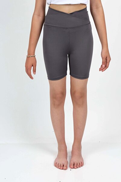 ERDEM KIDS Κοντό κολάν για κορίτσια με διπλό στήθος μέσης Biker - Running & W...