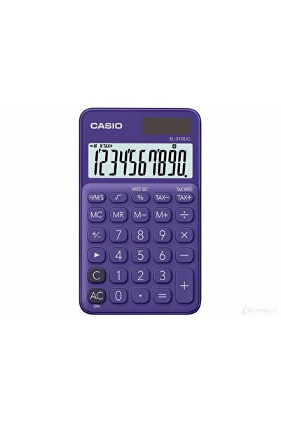 Casio SL-310UC-PL Cep Tipi 10 Hane Mor Hesap Makinesi