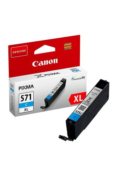 Canon CLI-571XL C Cyan Mavi Yüksek Kapasiteli Mürekkep Kartuş TS5050-9050