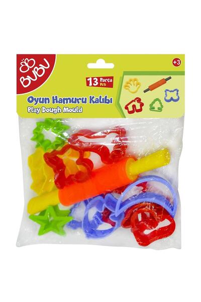 Genel Markalar Bu-Bu Oyun Hamuru Kalıbı Merdaneli 13 Parça BUBU-HK0011