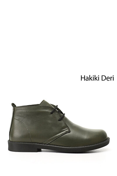 GÖNDERİ(R) Women's Rubber Sole Genuine Leather Boots