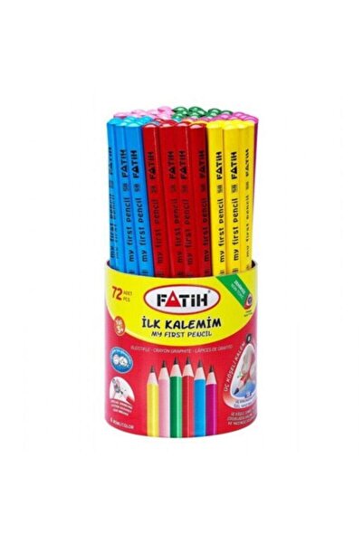 Fatih Pencil Jumbo Triangle Starter Pencil Colorful - 2 Pieces