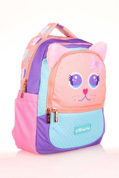 KAUKKO Stylish Cat Patterned Children's School Bag - L5142