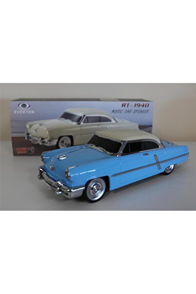 Everton RT-1940 Mavi Bluetooth Fm-Usb-Tf-Aux Şarjlı Nostaljik Radyo