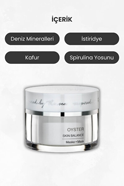 DALTON MARİNE COSMETİCS Oyster - Yağ Dengeleyici Arındırıcı Maske