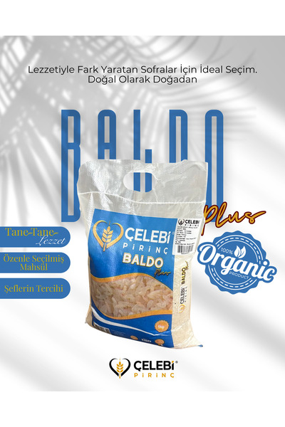 TERME ÇELEBİ Çelebi Baldo Plus Pirinç | İri Taneli Terme Pirinci | Premium Ka...