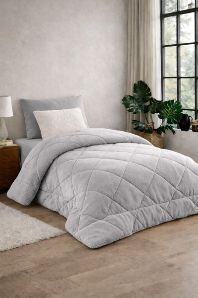 LilaMOON Односпальне ковдру Welsoft сірого кольору (155 x 215)