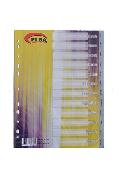 Bafix Separator Aylar Plastic A4