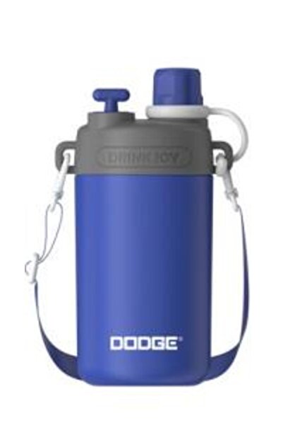 DODGE DB-23694 580ml Askılı Pipetli Mavi Çelik Matara