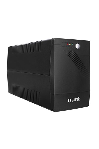 S-LINK MIGHT U100 1000VA UPS 12V7Ah-2 600W Siyah Line-Interactive Kesintisiz ...