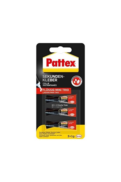 Genel Markalar Japon Yapıştırıcı Gel Mini Süper 3x1 gram Süper Japon Yapıştırıcı