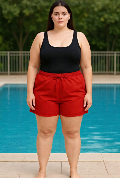 My-o Pantaloni scurți de baie de mărime mare pentru femei