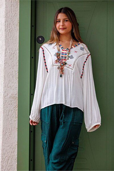 Miss Boheme Khaki Color Boho Nepali Side Pocket Jogger Pants