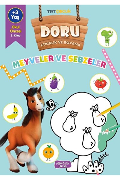 Yediveren Çocuk نشاط دورو للرسم والتلوين - الفواكه والخضروات