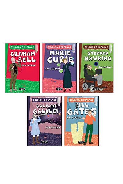 Yediveren Çocuk Bilimin Dehaları Seti -2 5 Kitap Takım