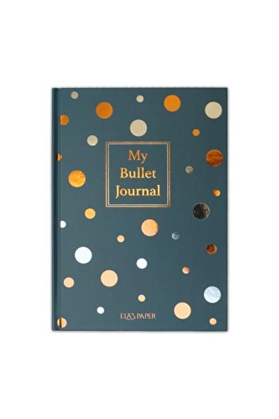 ELAS PAPER Confetti Kırmızı Sert Kapak Düz Çizgisiz Ajanda Defter