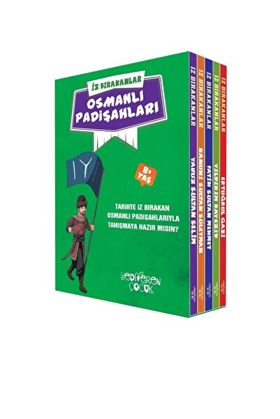 Yediveren Çocuk İz Bırakanlar- Osmanlı Padişahları Set 5 Kitap Takım