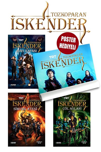 Yediveren Çocuk Tozkoparan İskender 3 Kitap Set (Poster Hediyeli)