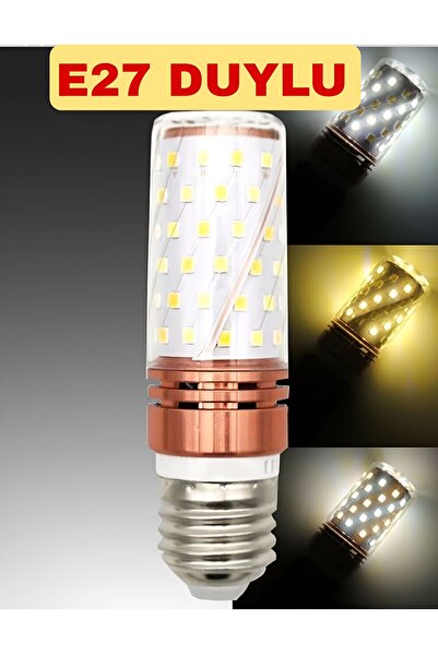 efmues Mısır ampul 12W fonksiyonlu LED ampul E27 duy 10 adet