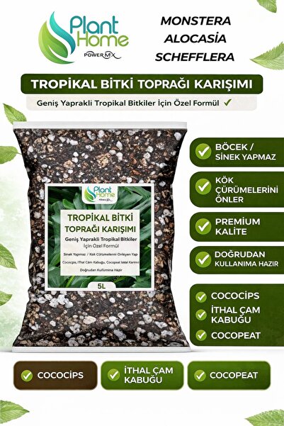10 Liters - Fly-Free Formula for Tropical Plant Soil Monstera-Alocasia-Schefflera
