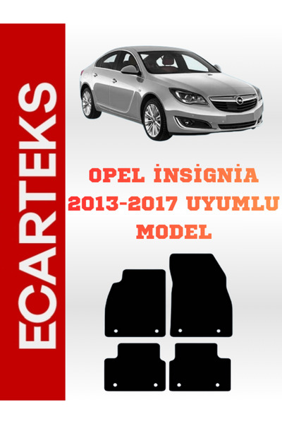 ECARTEKS PREMİUM QUALİTY CAR ACCESSORİES Opel insignia Uyumlu Özel Velur Halı...