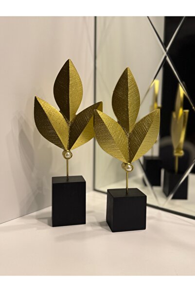 İnci line souvenırs İkili yaprak biblo