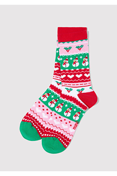Mavi New Year Themed Red Socks 1913726-70463