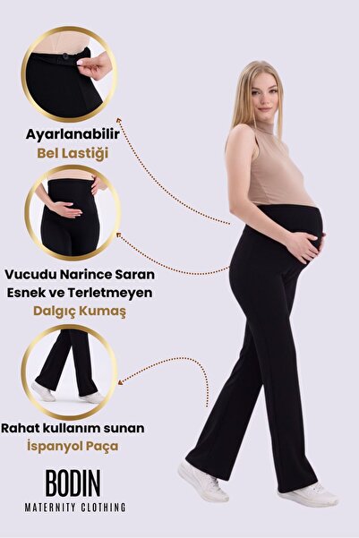 bodin Εύκαμπτο κολάν εγκυμοσύνης ανάκτησης - φουσκωμένο πόδι, ρυθμιζόμενη μέση