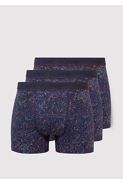 Mavi 3-Pack Printed Navy Blue Boxer 0912215-28417