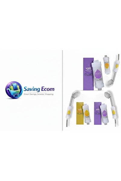 Abg مجموعة ٣ فلاتر استحمام فيتامين سي - فلتر رأس دش عالمي (لافندر + ليمون+ بل...