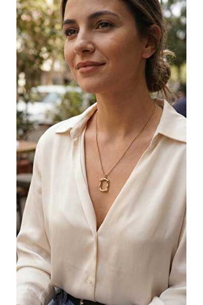 Lisinya 316L Steel Chain Gold Color Model Women's Necklace - Tygoo