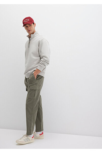 Mavi Ανδρικό παντελόνι Cargo Χακί Πράσινο M0010552-85485