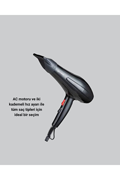 Lisinya Professional 2200W Hair Dryer - Ac Motor, Fast Drying, Lightweight De...