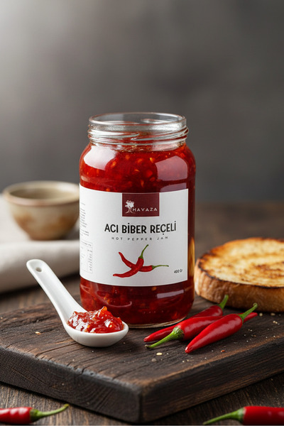Havaza Acı Biber Reçeli 400 Gr.