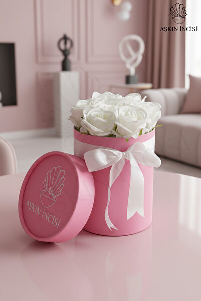 Aşkın İncisi Sevgiliye Sevgililer Günü Hediyesi Beyaz Hediyelik Çiçek Buketi ...