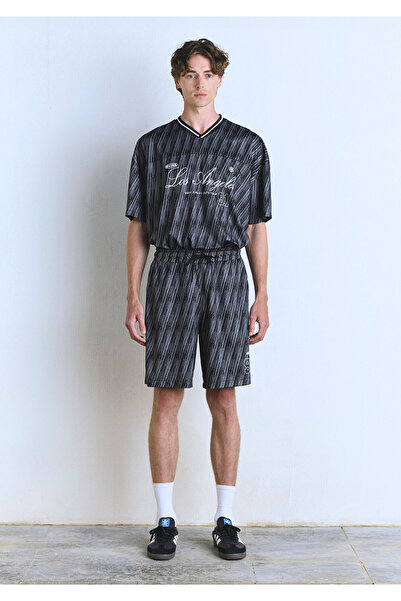 Mavi 91 Printed Black Shorts 0410289-90556