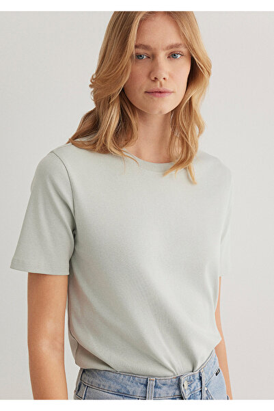 Mavi Πράσινο Basic T-Shirt Semi Slim Fit / Semi Slim Fit 1612916-70084